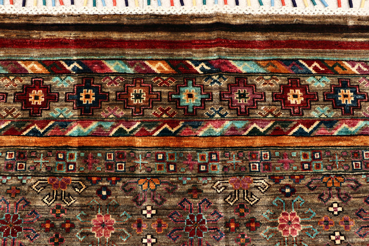 Multi Colored Kazak 6' 7 x 10' 2 - No. 70804