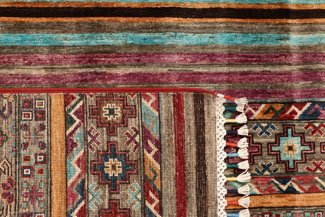 Multi Colored Kazak 6' 7 x 10' 2 - No. 70804