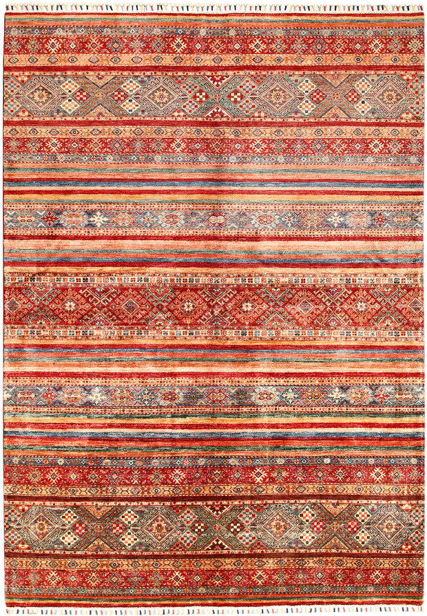 Multi Colored Kazak 6' 9 x 9' 7 - No. 70862