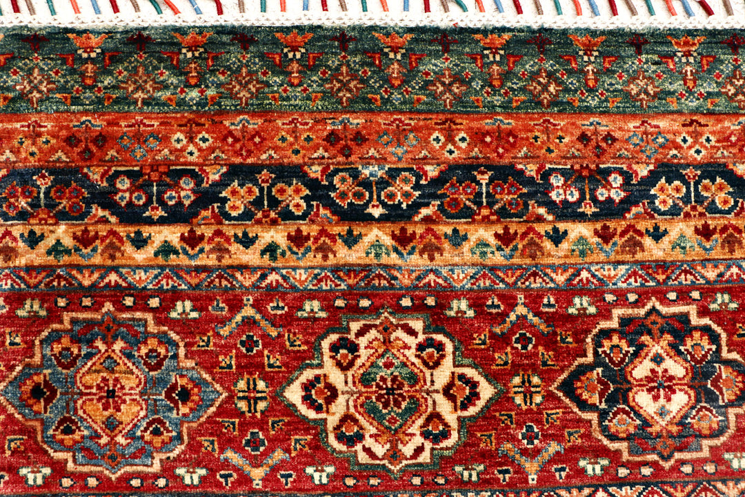 Multi Colored Kazak 6' 10 x 9' 9 - No. 70872