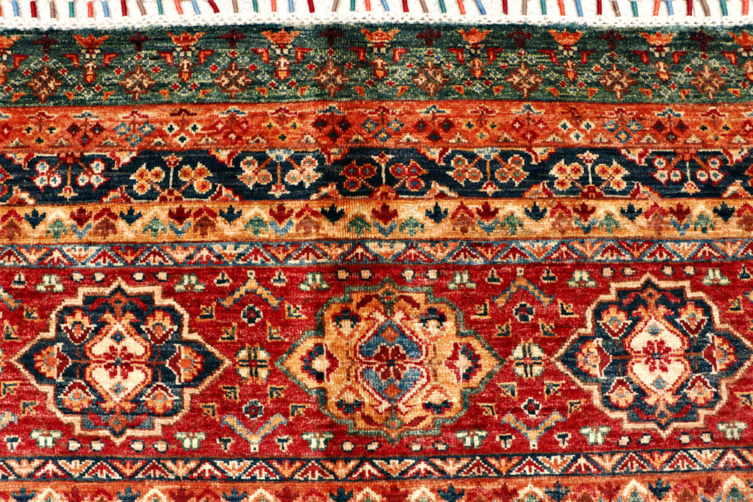 Multi Colored Kazak 6' 10 x 9' 9 - No. 70872