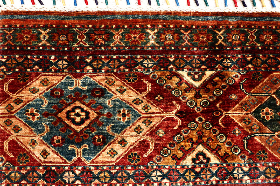 Multi Colored Kazak 5' x 6' 7 - No. 70890