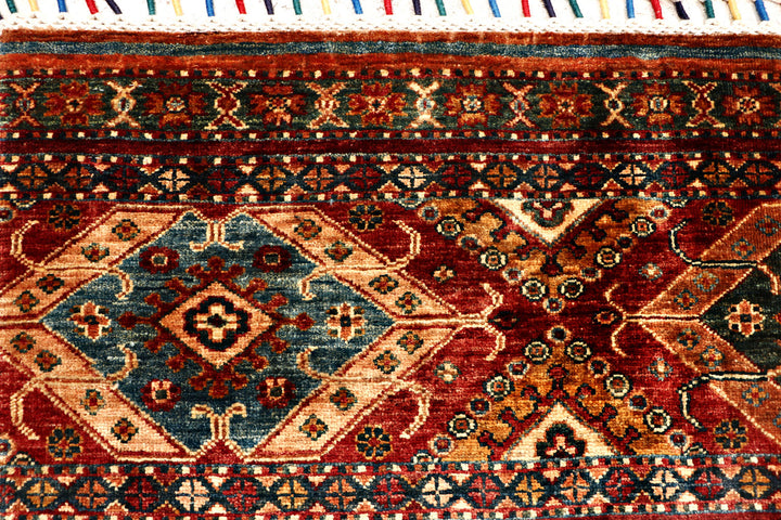 Multi Colored Kazak 5' x 6' 7 - No. 70890