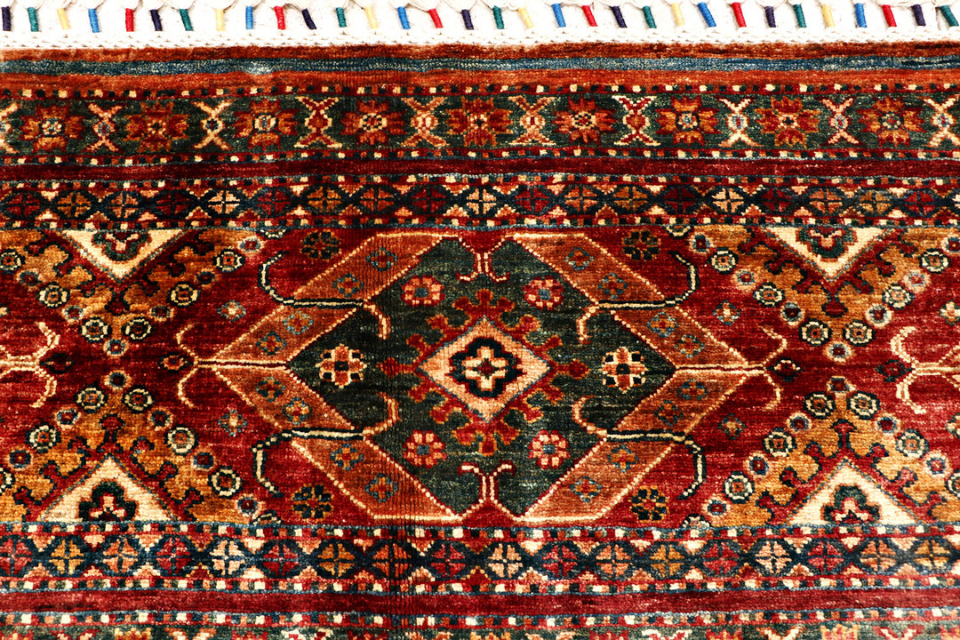 Multi Colored Kazak 5' x 6' 7 - No. 70890