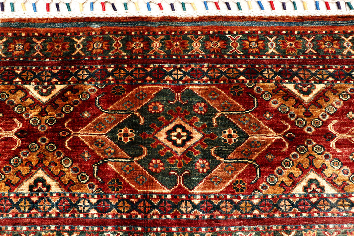 Multi Colored Kazak 5' x 6' 7 - No. 70890