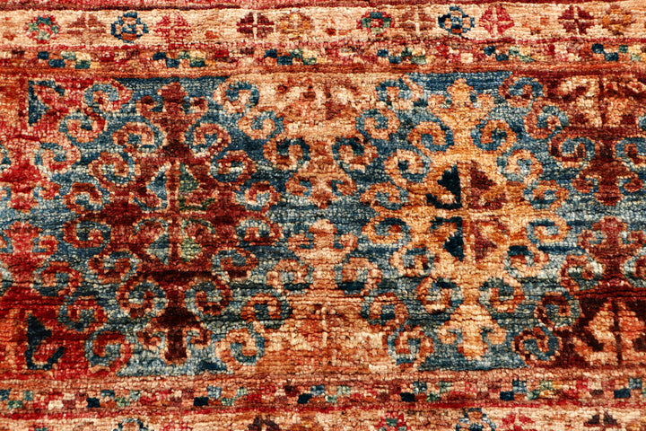 Multi Colored Kazak 2'  8" x 8'  6" - No. QA17050