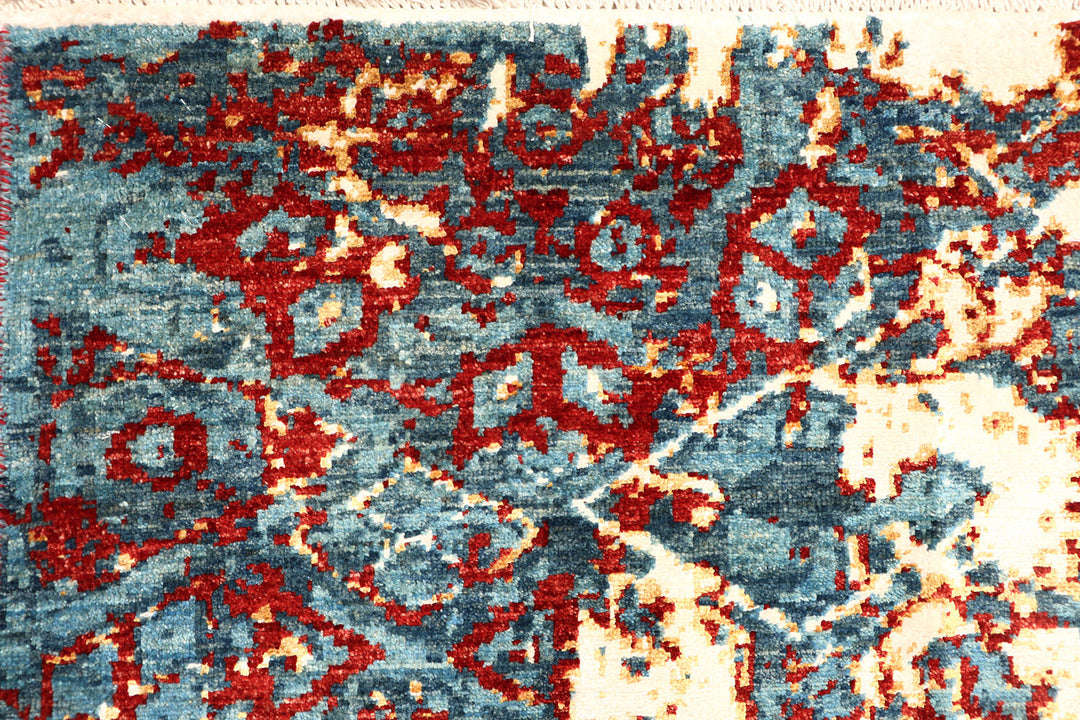 Multi Colored Abstract 7'  11" x 9'  8" - No. QA95211