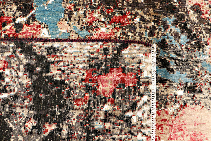 Multi Colored Abstract 6'  6" x 9'  6" - No. QA75292