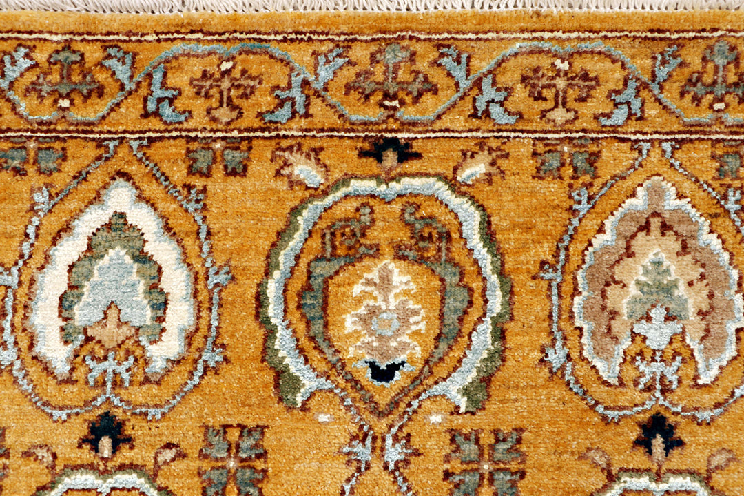 Goldenrod Ikat 3'  11" x 5'  11" - No. QA71864