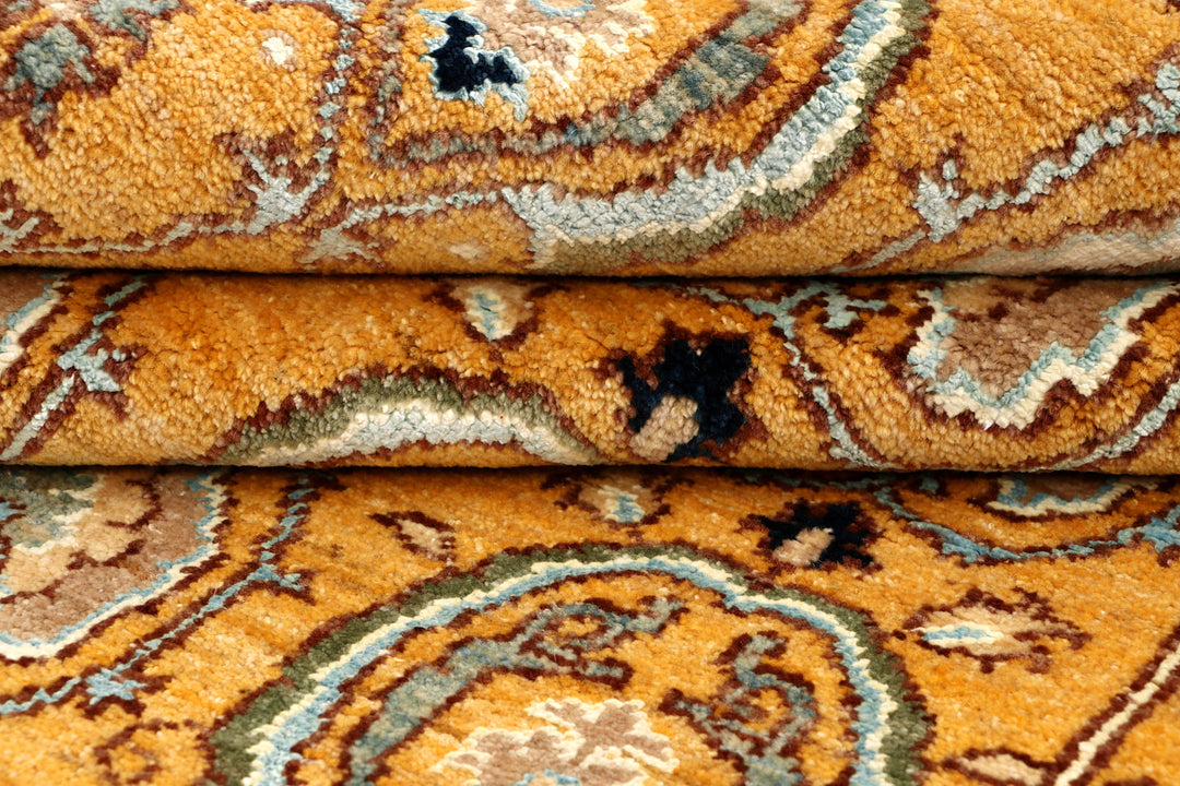 Goldenrod Ikat 3'  11" x 5'  11" - No. QA71864