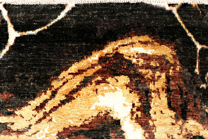 Multi Colored Abstract 3'  10" x 5'  10" - No. QA66322