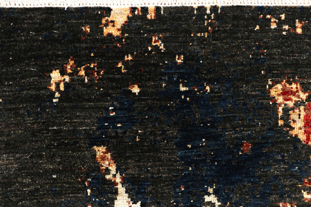 Multi Colored Abstract 4'  x" 5'  10" - No. QA96338