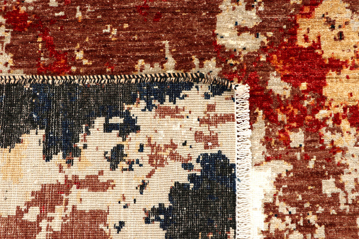 Multi Colored Abstract 4'  x" 5'  10" - No. QA96338