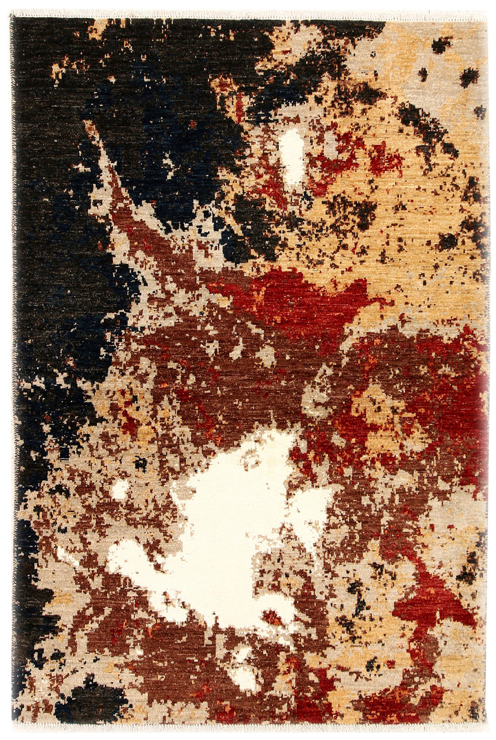 Multi Colored Abstract 4'  x" 5'  10" - No. QA96338