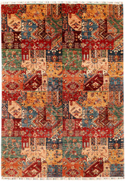 Multi Colored Kazak 6' 9 x 9' 7 - No. 70974