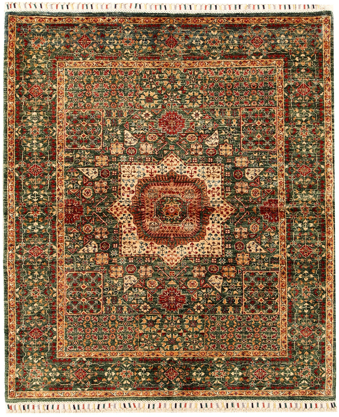 Multi Colored Mamluk 5' 3 x 6' 2 - No. 70983