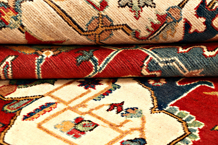 Firebrick Kazak 6' 8 x 9' 9 - No. 71016