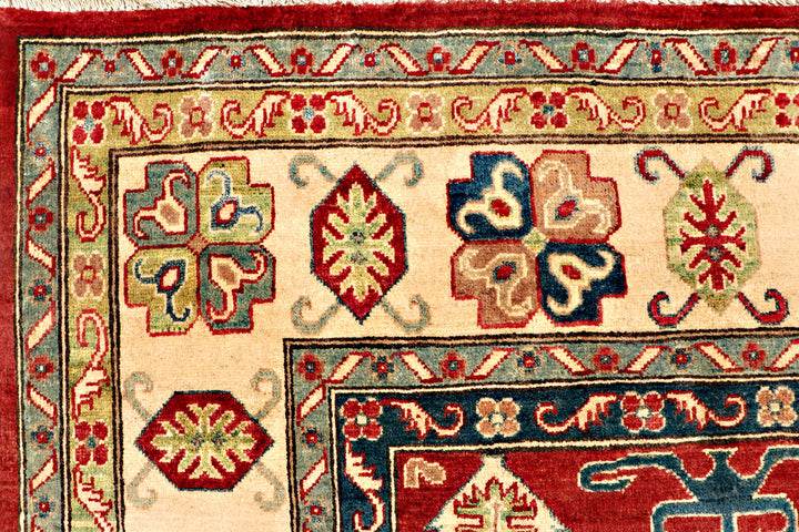 Firebrick Kazak 6' 7 x 9' 9 - No. 71019