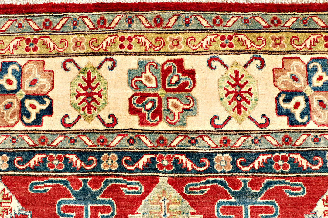 Firebrick Kazak 6' 7 x 9' 9 - No. 71019