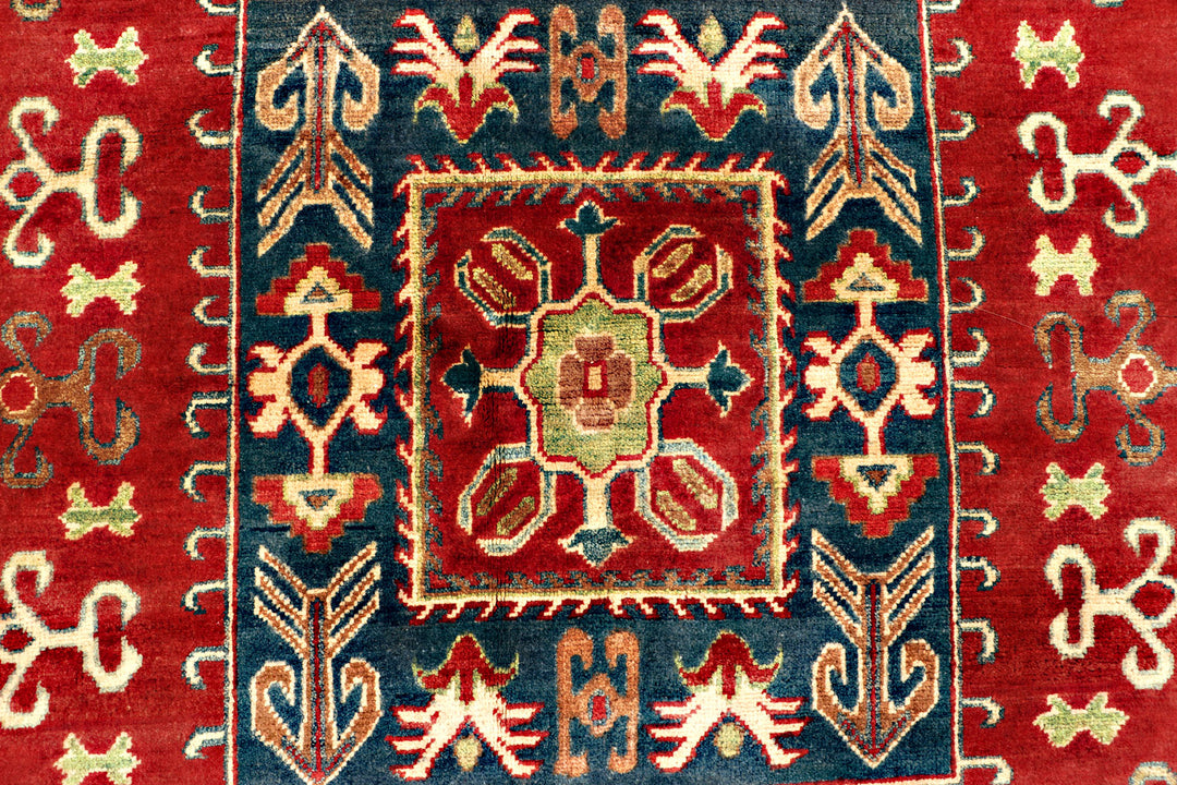 Firebrick Kazak 6' 7 x 9' 9 - No. 71019