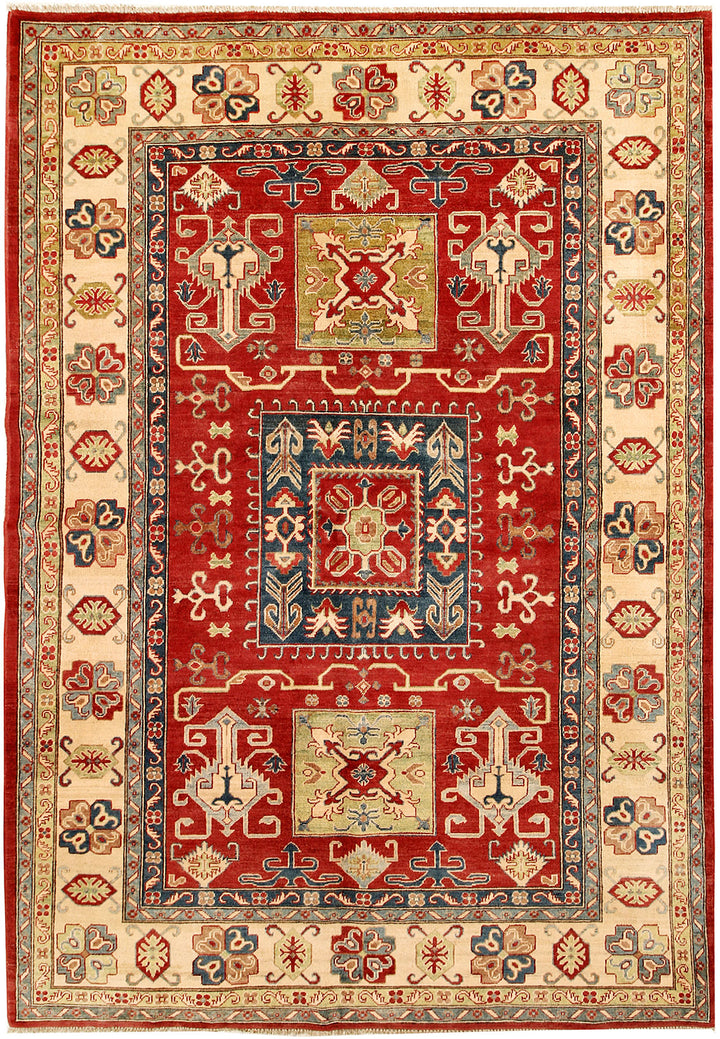 Firebrick Kazak 6' 7 x 9' 9 - No. 71019