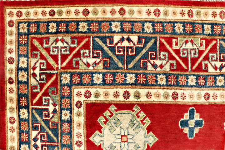 Firebrick Kazak 6' 7 x 9' 5 - No. 71023