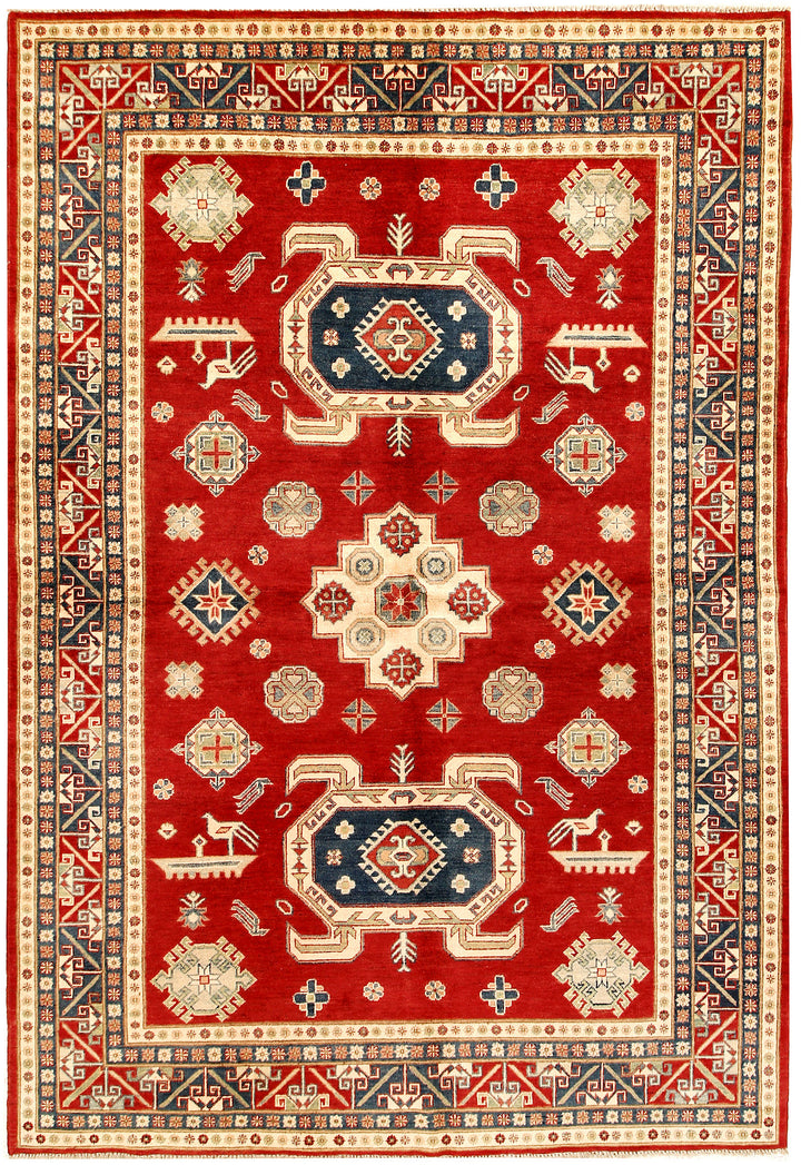 Firebrick Kazak 6' 7 x 9' 5 - No. 71023