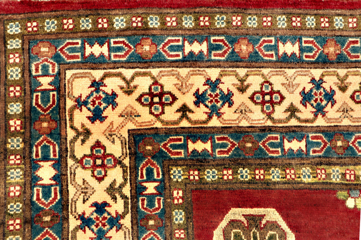 Firebrick Kazak 6' 5 x 9' 7 - No. 71036