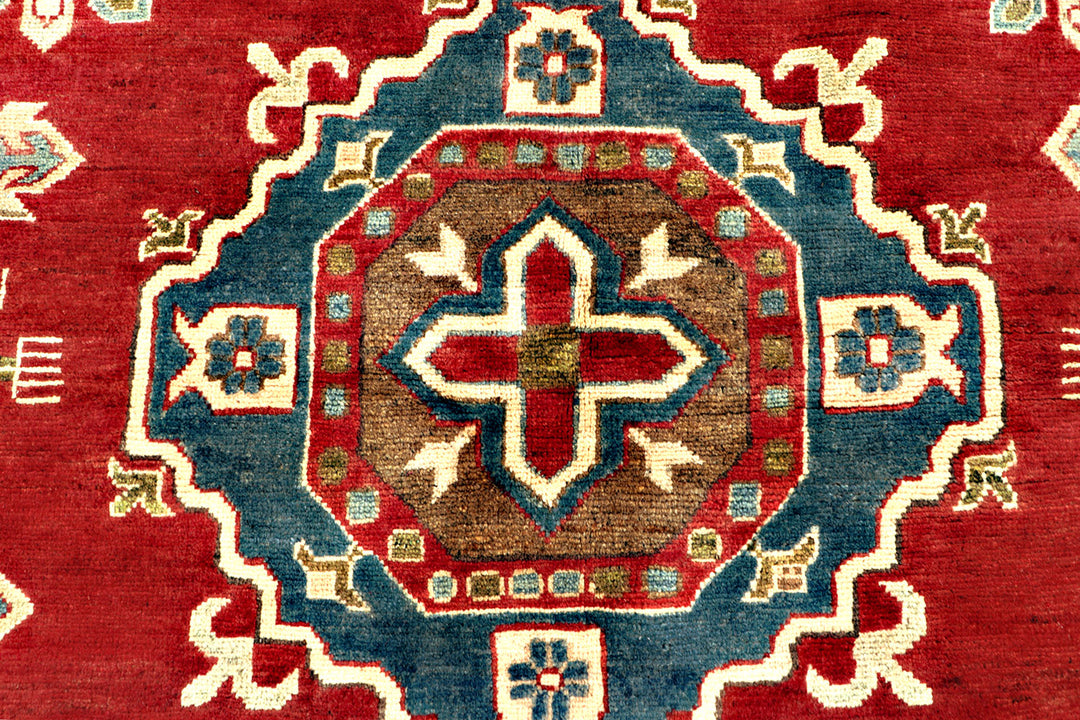 Firebrick Kazak 6' 5 x 9' 7 - No. 71036