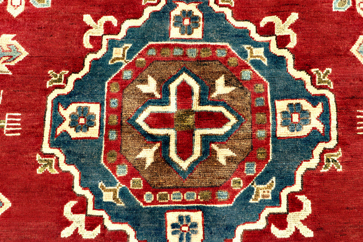 Firebrick Kazak 6' 5 x 9' 7 - No. 71036