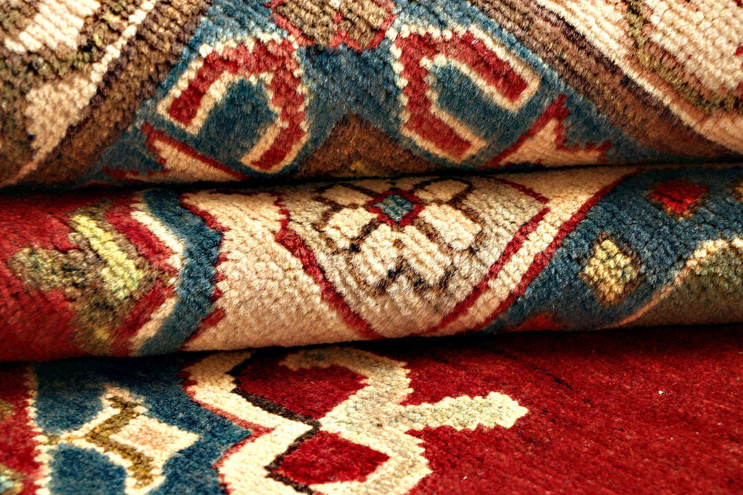 Firebrick Kazak 6' 5 x 9' 7 - No. 71036