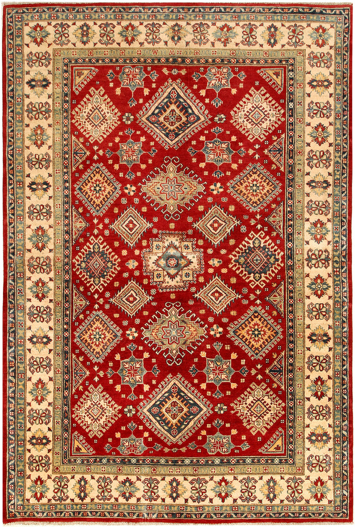 Firebrick Kazak 6' 3 x 9' 4 - No. 71037