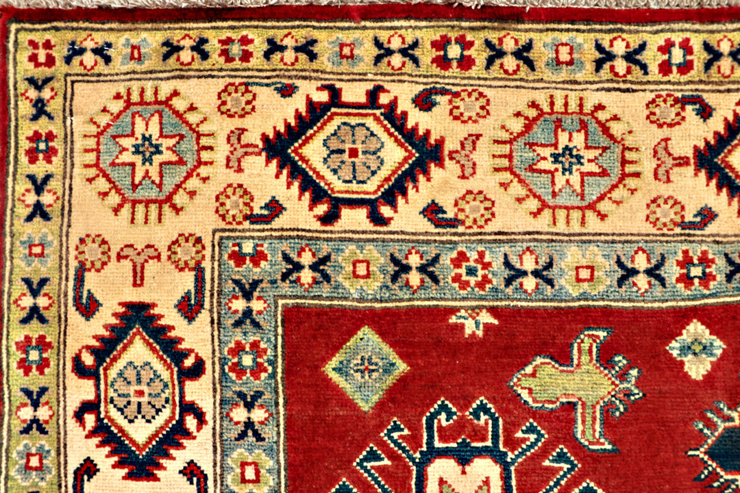 Firebrick Kazak 4' 11 x 6' 5 - No. 71048