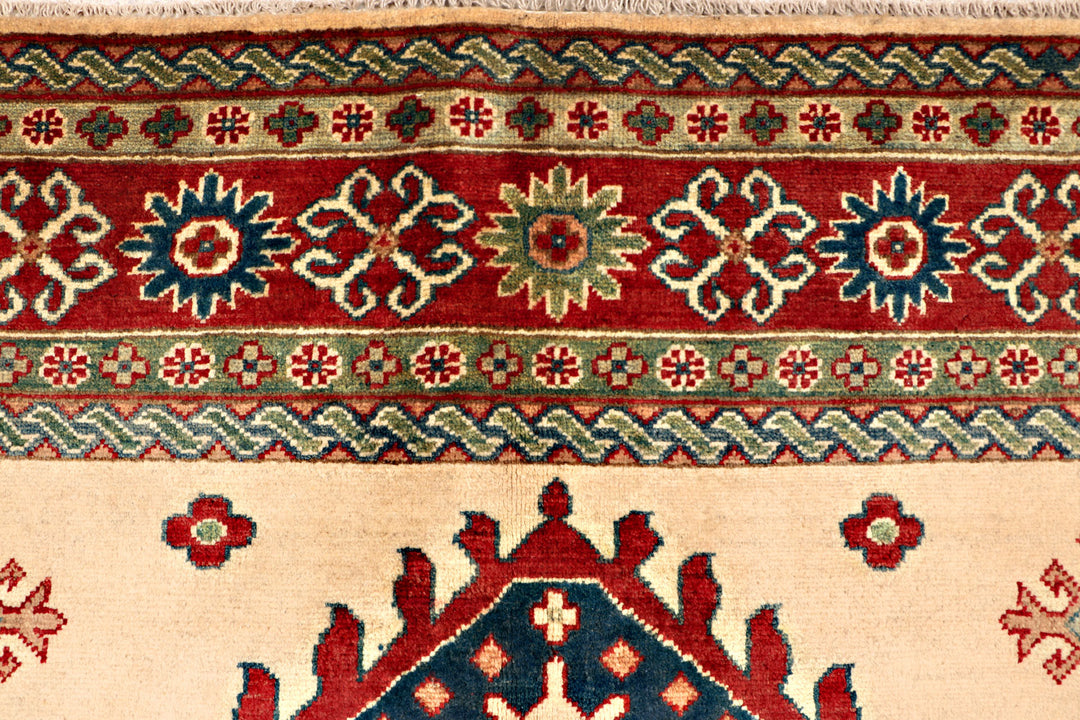 Blanched Almond Kazak 6' 6 x 9' 8 - No. 71081