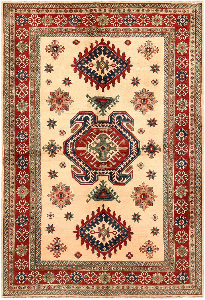 Blanched Almond Kazak 6' 6 x 9' 8 - No. 71081