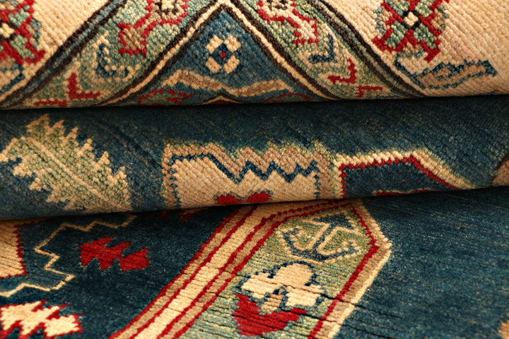 Cadet Blue Kazak 6' 8 x 9' 7 - No. 71082