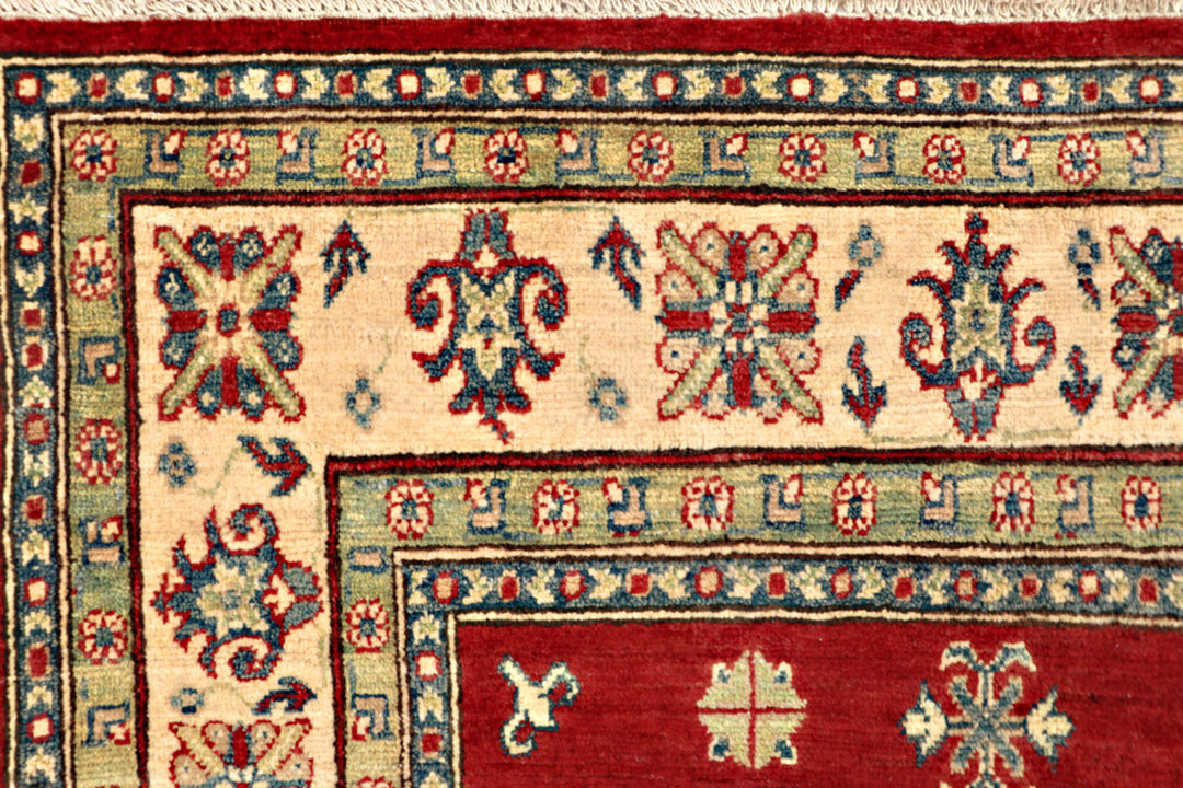 Firebrick Kazak 6' 6 x 9' 4 - No. 71086