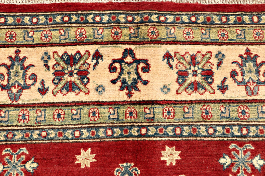 Firebrick Kazak 6' 6 x 9' 4 - No. 71086