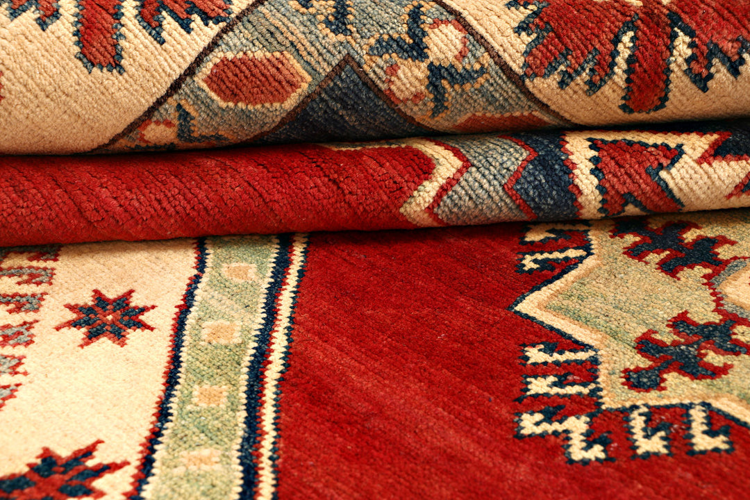 Firebrick Kazak 6' 6 x 9' 7 - No. 71090