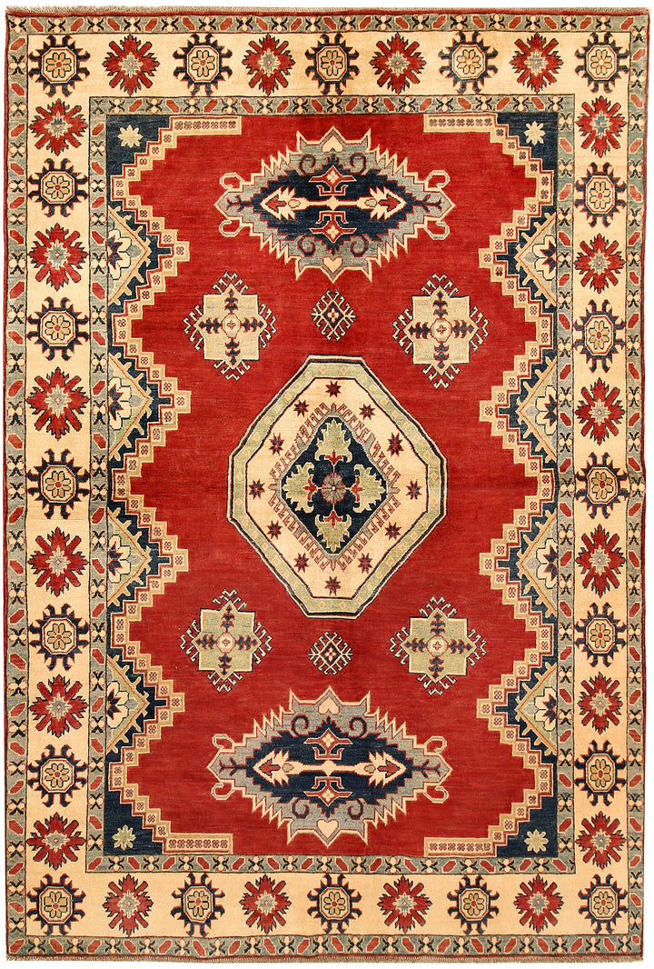 Firebrick Kazak 6' 6 x 9' 7 - No. 71090