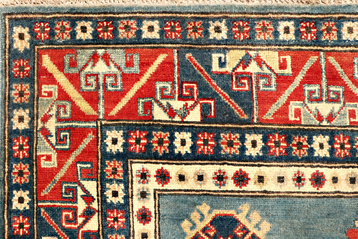 Cadet Blue Kazak 5' 7 x 8' 1 - No. 71100