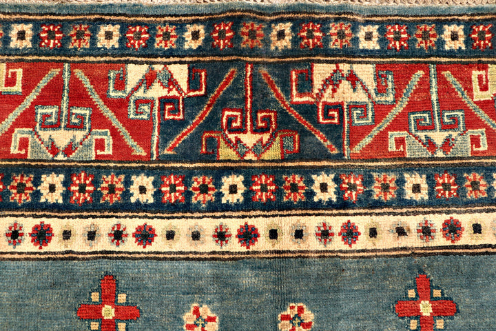 Cadet Blue Kazak 5' 7 x 8' 1 - No. 71100