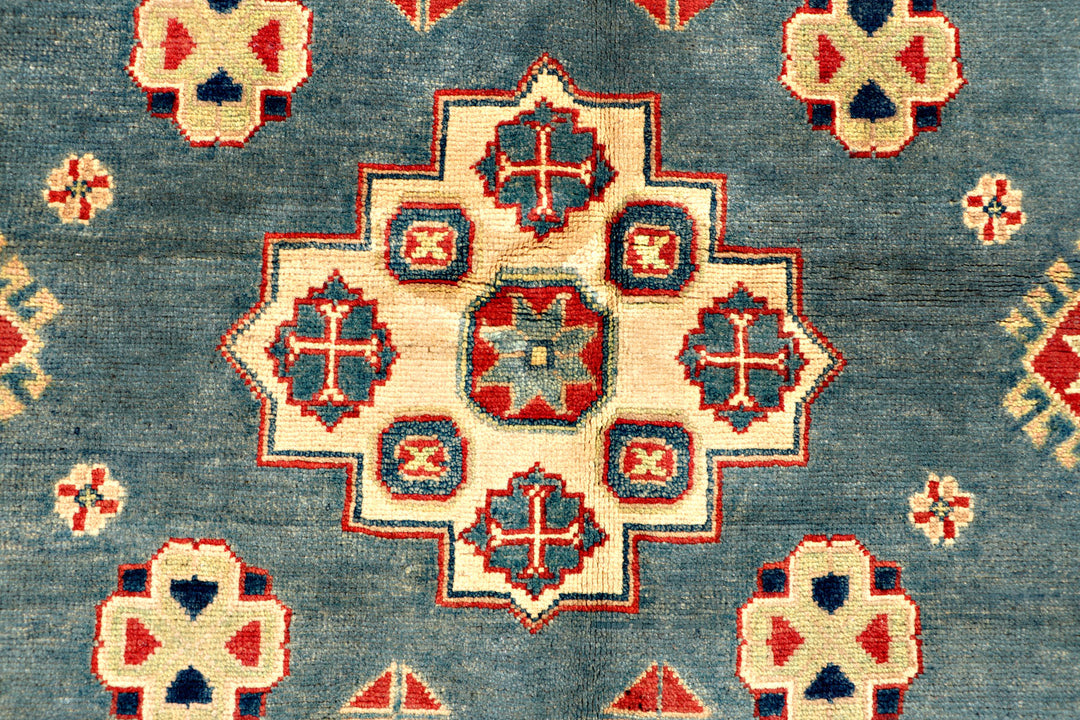 Cadet Blue Kazak 5' 7 x 8' 1 - No. 71100