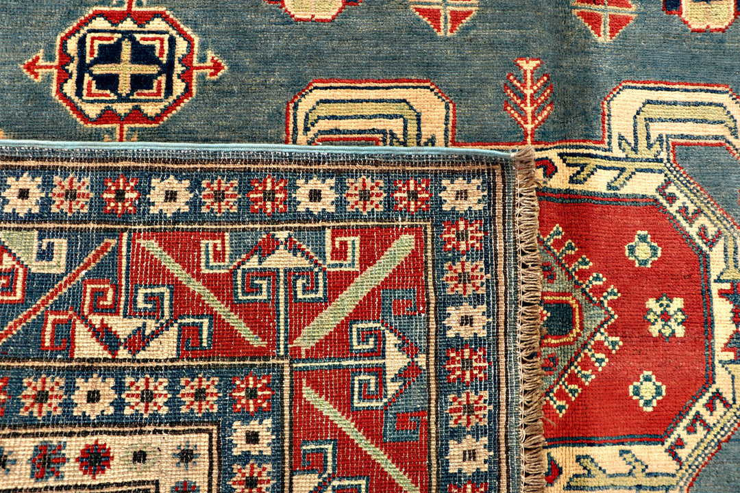 Cadet Blue Kazak 5' 7 x 8' 1 - No. 71100