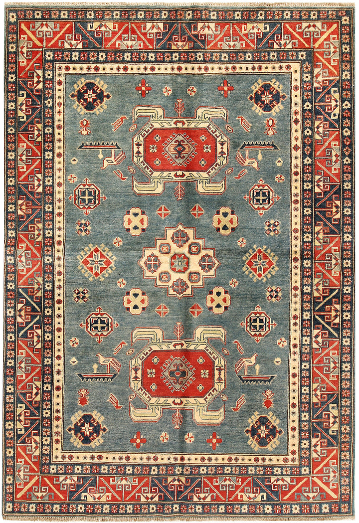 Cadet Blue Kazak 5' 7 x 8' 1 - No. 71100