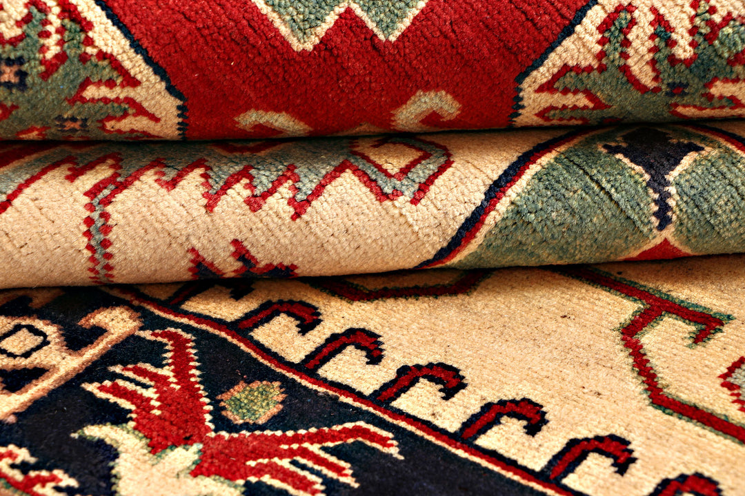 Cornsilk Kazak 6' 5 x 9' 1 - No. 71103