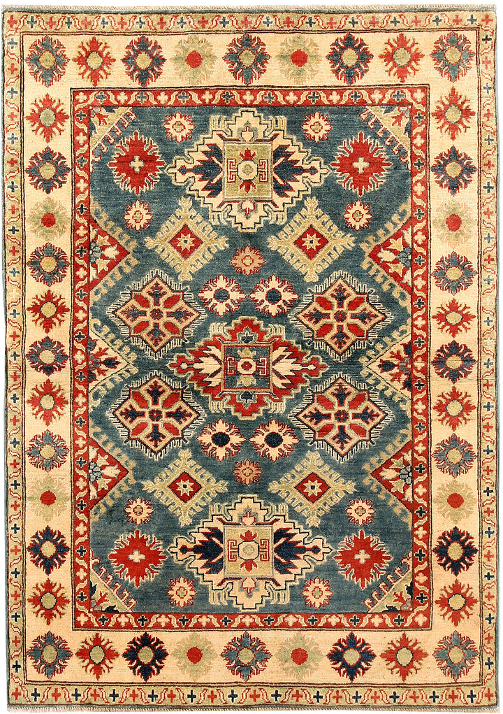 Cadet Blue Kazak 4' 8 x 6' 8 - No. 71124