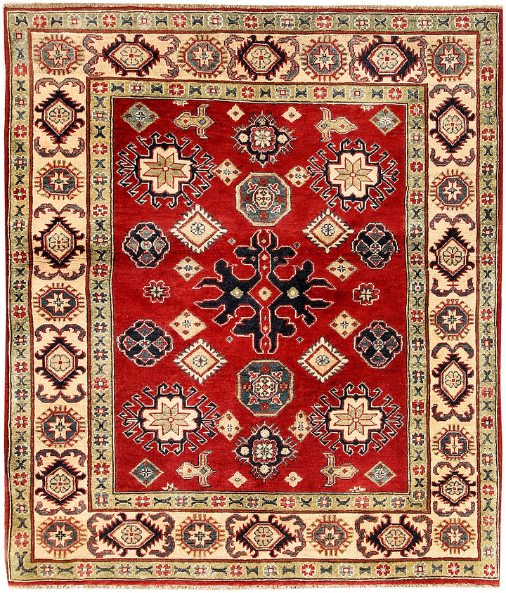 Firebrick Kazak 4' 11 x 5' 10 - No. 71125