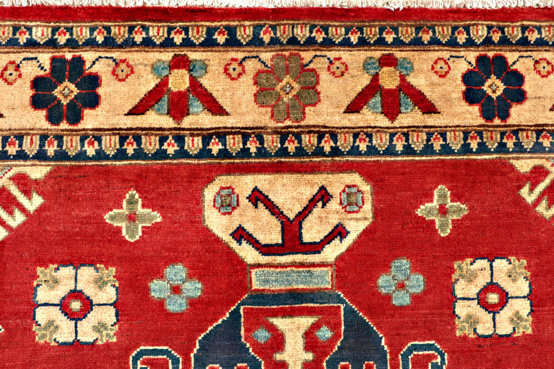 Firebrick Kazak 4' 11 x 6' 9 - No. 71130