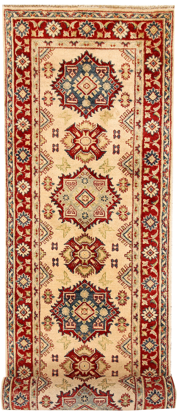 Blanched Almond Kazak 2' 6 x 13' - No. 71151